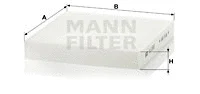Filter, cabin air (CU 2253)