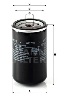 Fuel Filter (WK 733)