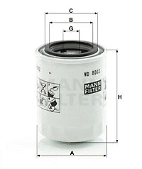 Oil Filter (WD 8002)