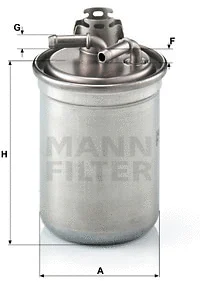 Fuel Filter (WK 823/3 x)