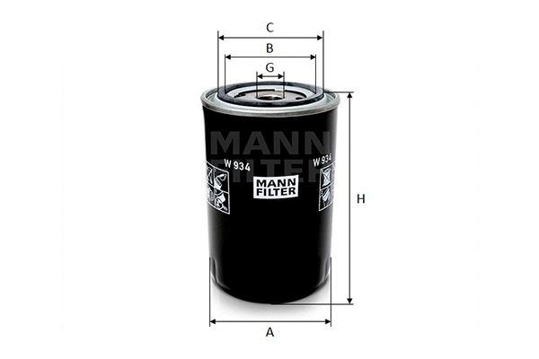 Oil Filter (W 934)