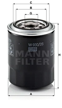 Oil Filter (W 930/26)