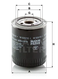 Oil Filter (W 930/15)