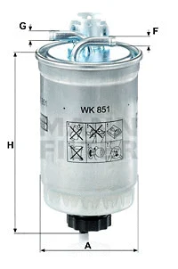Fuel Filter (WK 851)
