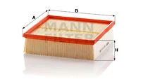 Filter, cabin air (C 22 117/2)