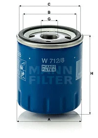 Oil Filter (W 712/8)
