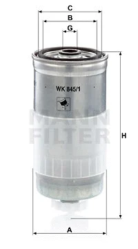Fuel Filter (WK 845/1)