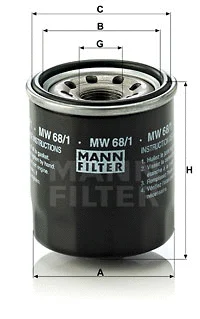 Oil Filter (MW 68/1)