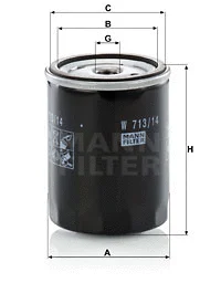 Oil Filter (W 713/14)