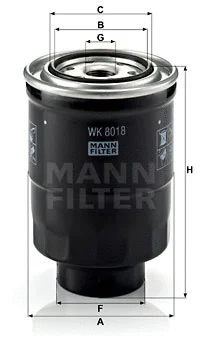Fuel Filter (WK 8018 x)