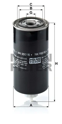 Fuel Filter (WK 950/16 x)