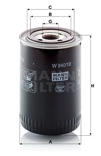 Oil Filter (W 940/18)