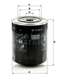 Oil Filter (W 1140/2)