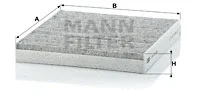 Filter, cabin air (CUK 2149)