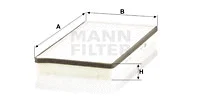 Filter, cabin air (CU 3340)
