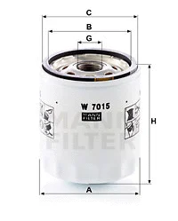 Oil Filter (W 7015)