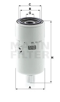 Fuel Filter (WK 10 012 x)