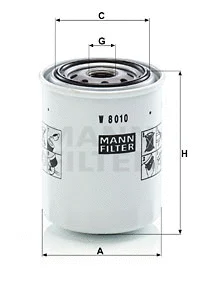 Oil Filter (W 8010)