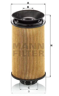 Oil Filter (HU 7022 z KIT)