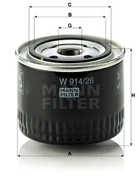 Oil Filter (W 914/26)