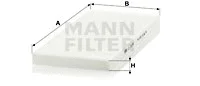 Filter, cabin air (CU 3138)