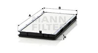 Filter, cabin air (CU 3338)