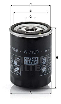 Oil Filter (W 713/9)