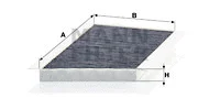 Filter, cabin air (CUK 3461)