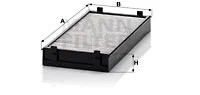 Filter, cabin air (CUK 2941-2)
