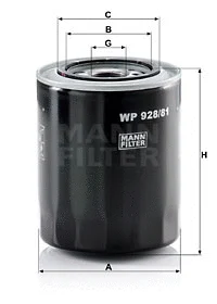 Oil Filter (WP 928/81)