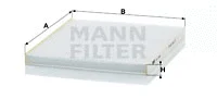 Filter, cabin air (CU 2336)