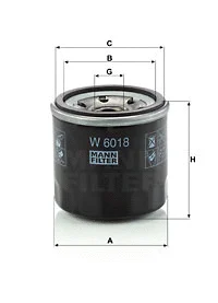 Oil Filter (W 6018)