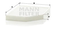 Filter, cabin air (CU 2450)