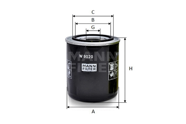 Oil Filter (W 9020)