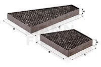 Filter, cabin air (CUK 35 000-2)