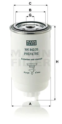 Fuel Filter (WK 842/26)