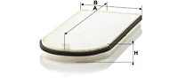 Filter, cabin air (CU 3642-2)