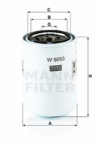 Hydraulic Filter, automatic transmission (W 9053)