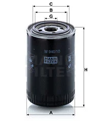 Oil Filter (W 940/10)