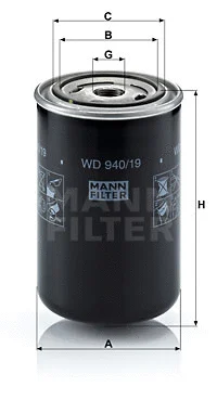 Oil Filter (WD 940/19)