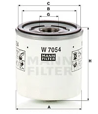 Oil Filter (W 7054)