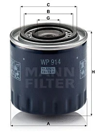 Oil Filter (WP 914)