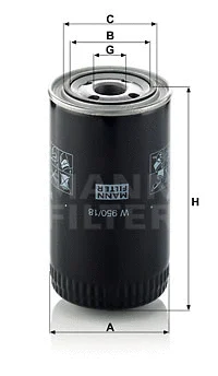 Oil Filter (W 950/18)