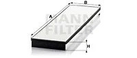 Filter, cabin air (CU 5877)