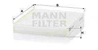 Filter, cabin air (CU 19 001)