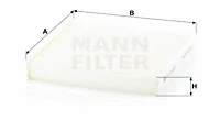 Filter, cabin air (CU 22 029)