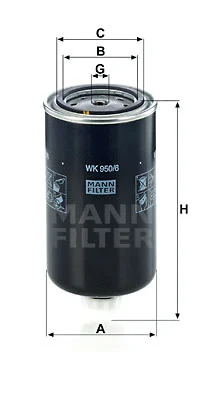 Fuel Filter (WK 950/6)