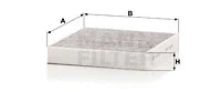 Filter, cabin air (CUK 2440)