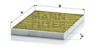 Filter, cabin air (FP 2620)