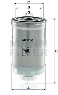 Fuel Filter (WK 8051)